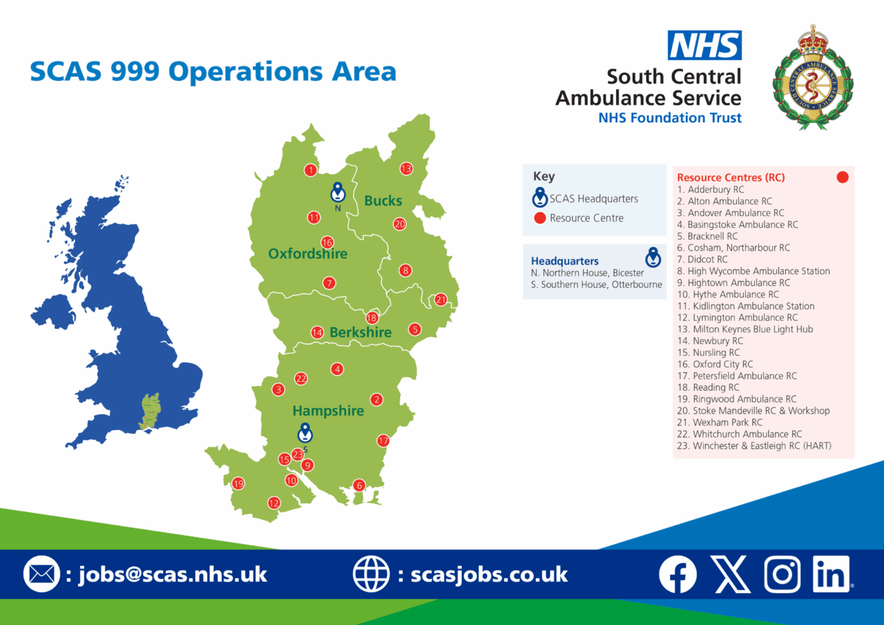 Scas Nhs Ranks Locations - SCAS Jobs